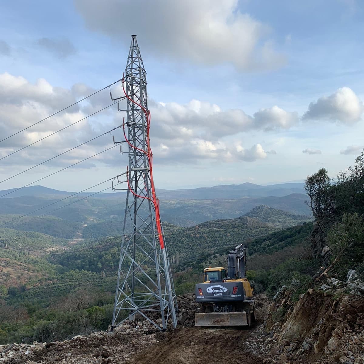 Orta gerilim trafo merkezi sahası
